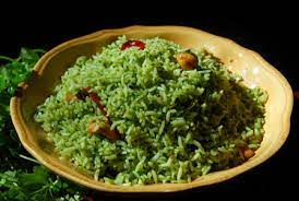 coriander rice